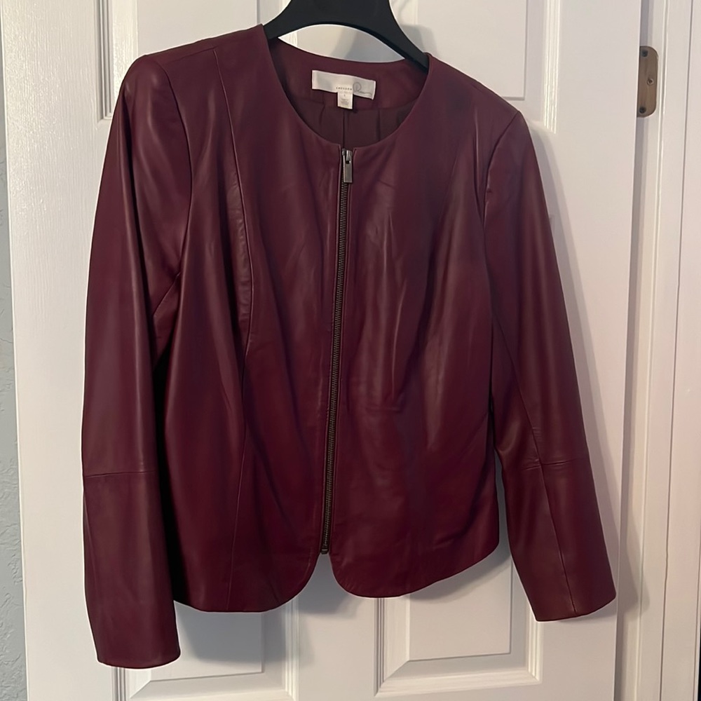 Soft real leather jacket